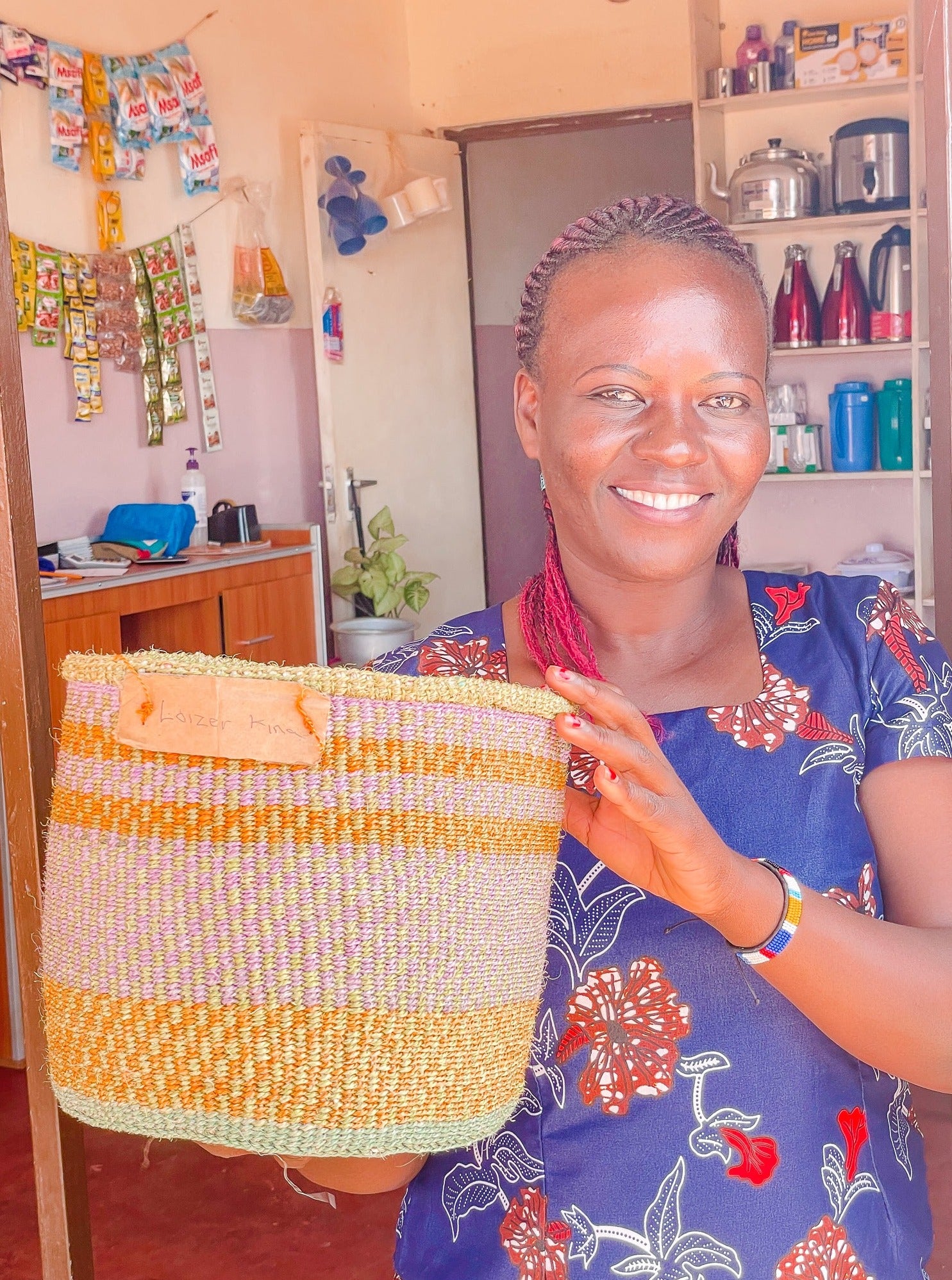 Handmade African baskets