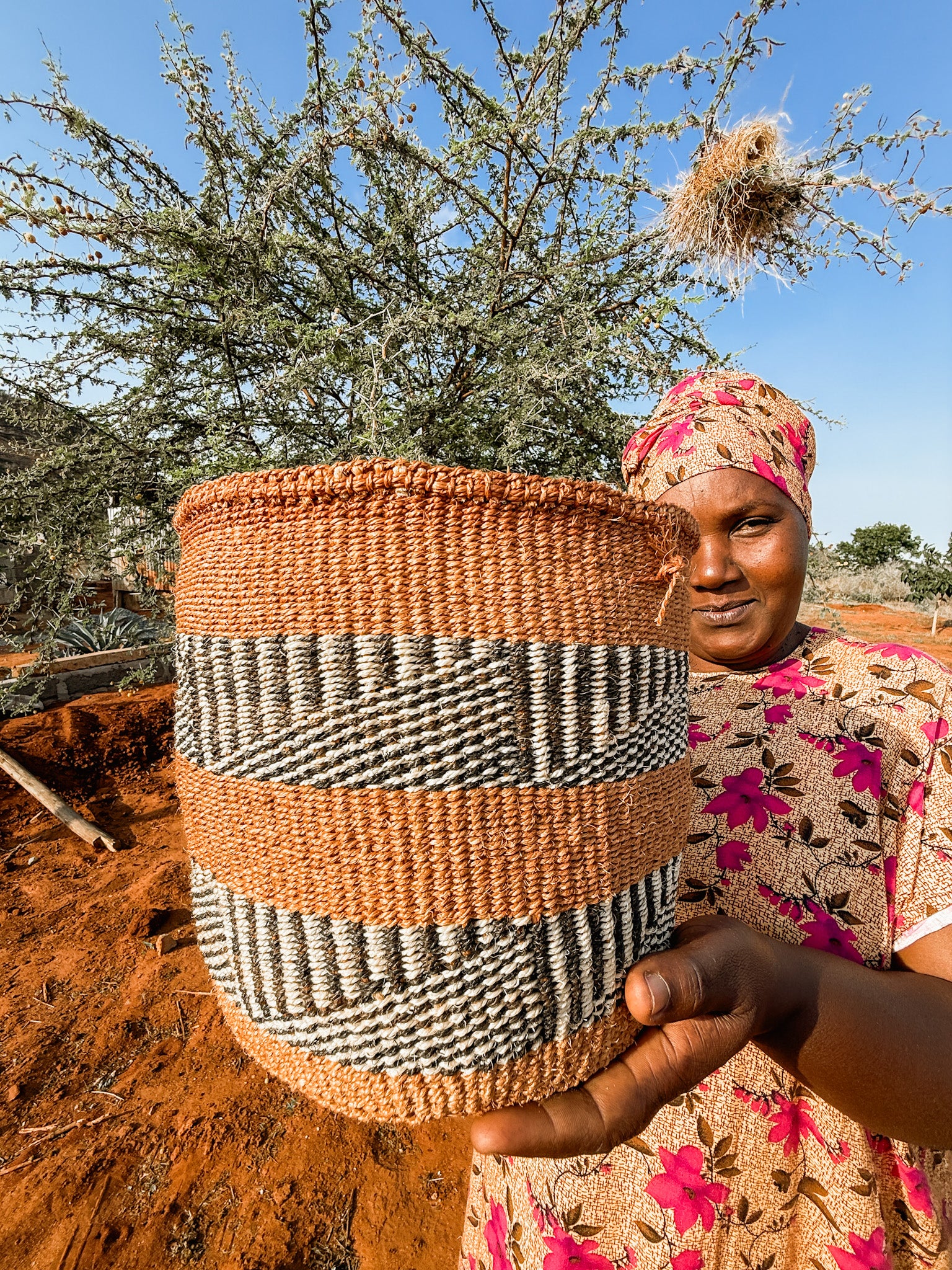 Sisal Thick Weave Basket