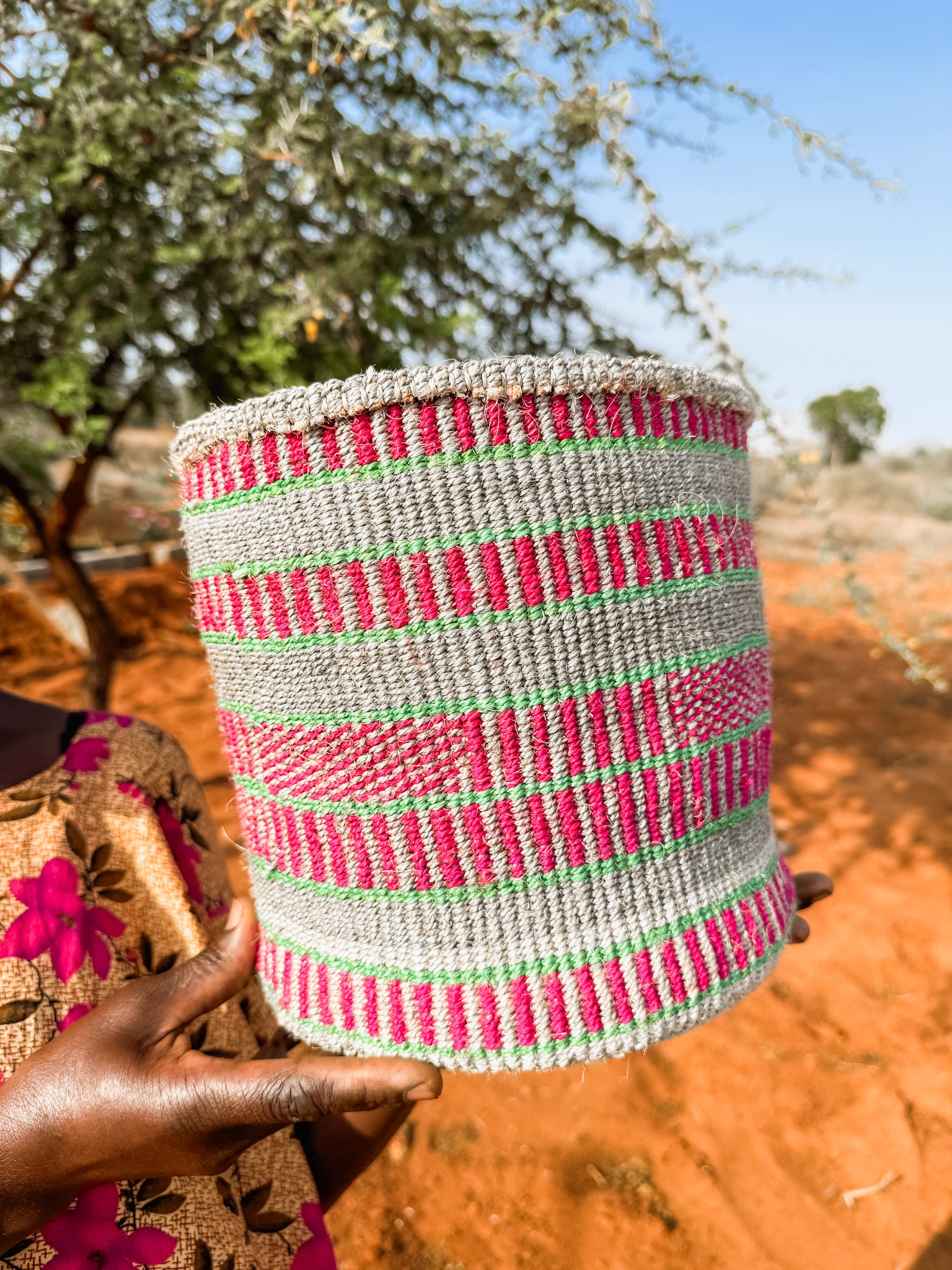 Sisal Thick Weave Basket