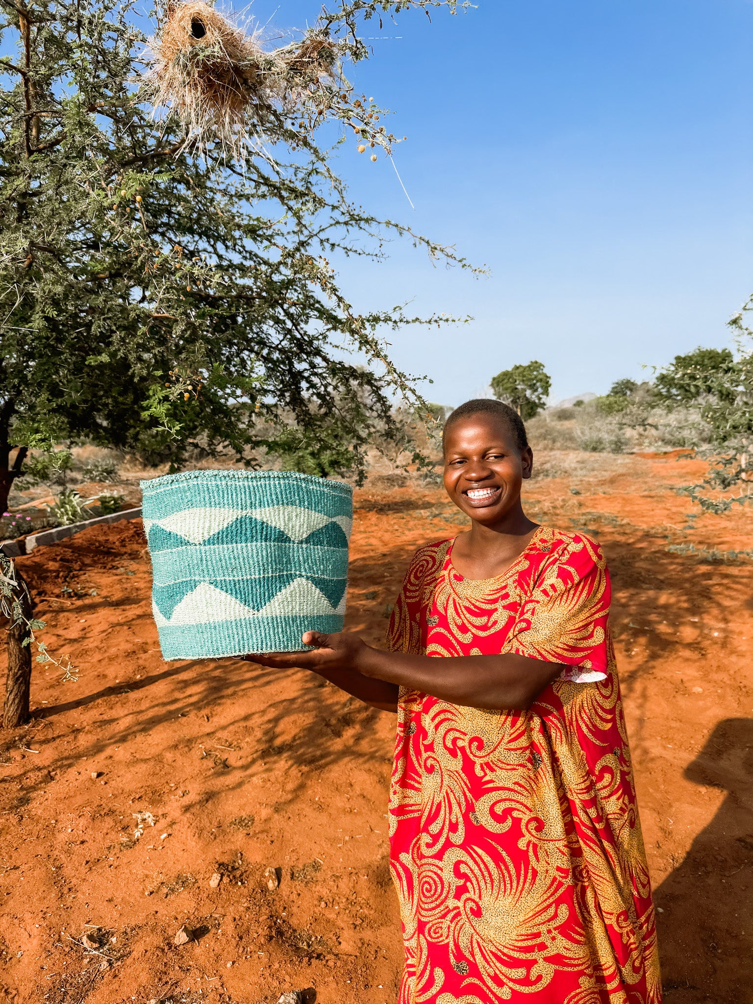 Sisal Thick Weave Basket