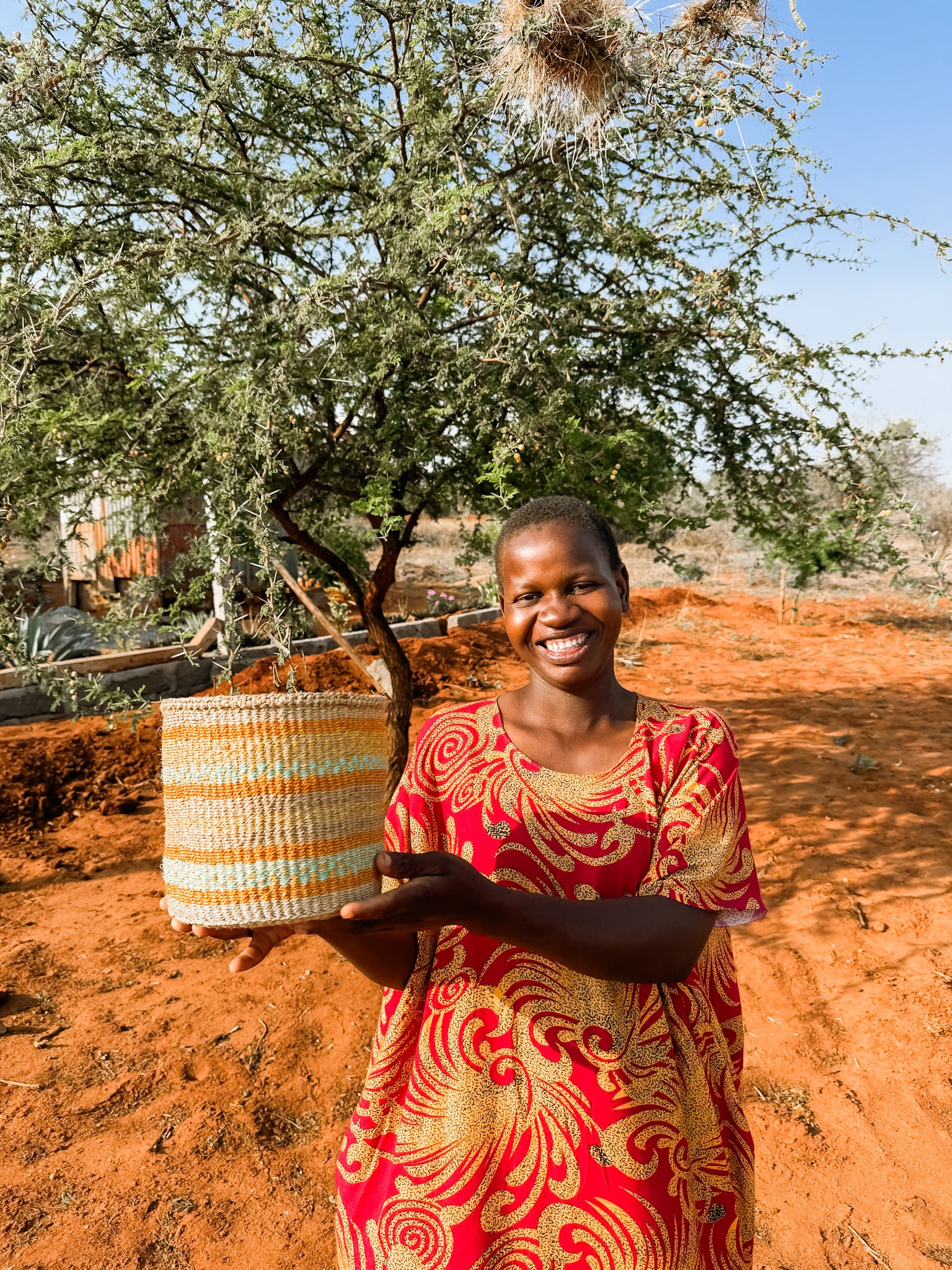 Sisal Thick Weave Basket