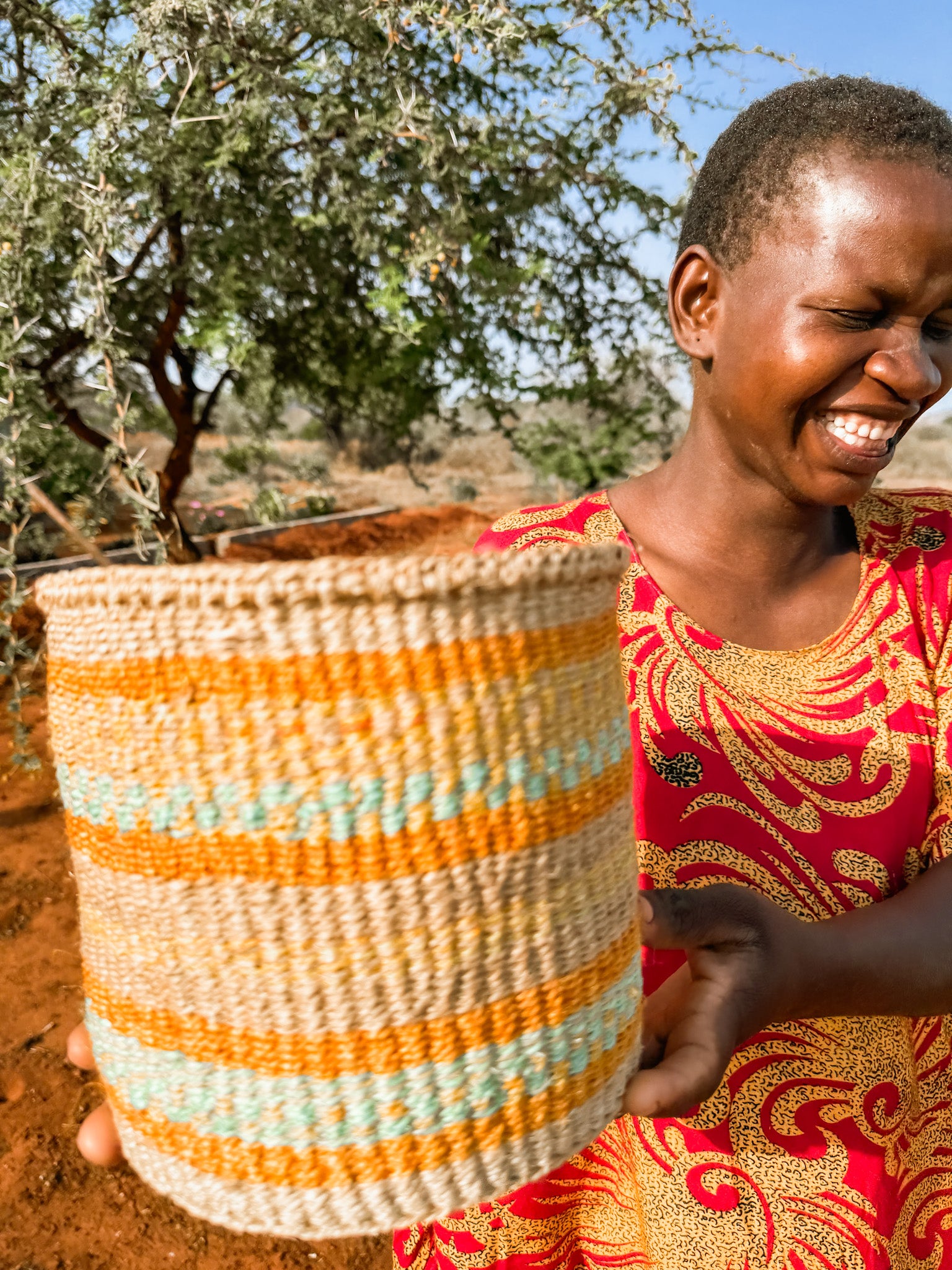 Sisal Thick Weave Basket