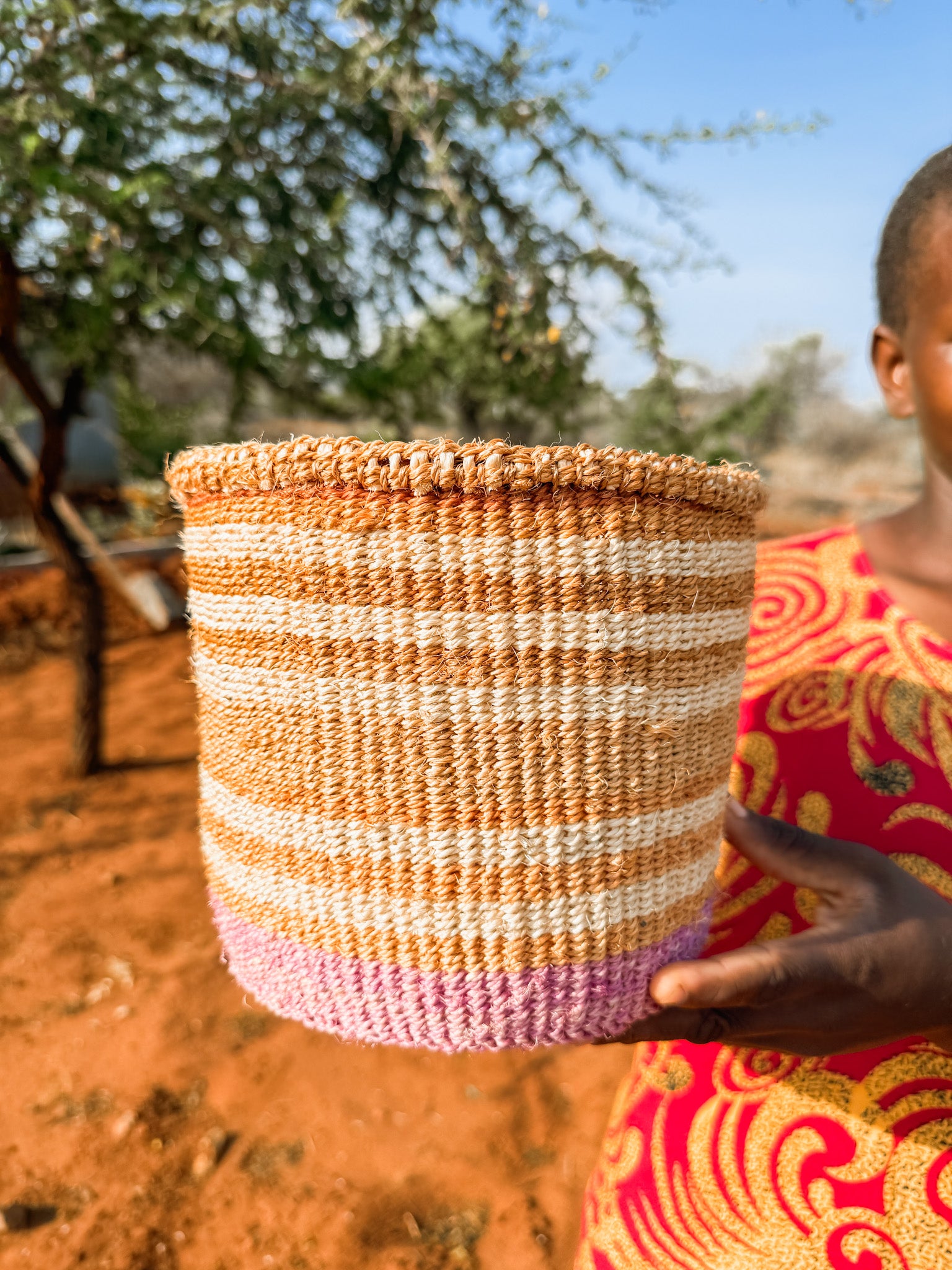 Sisal Thick Weave Basket