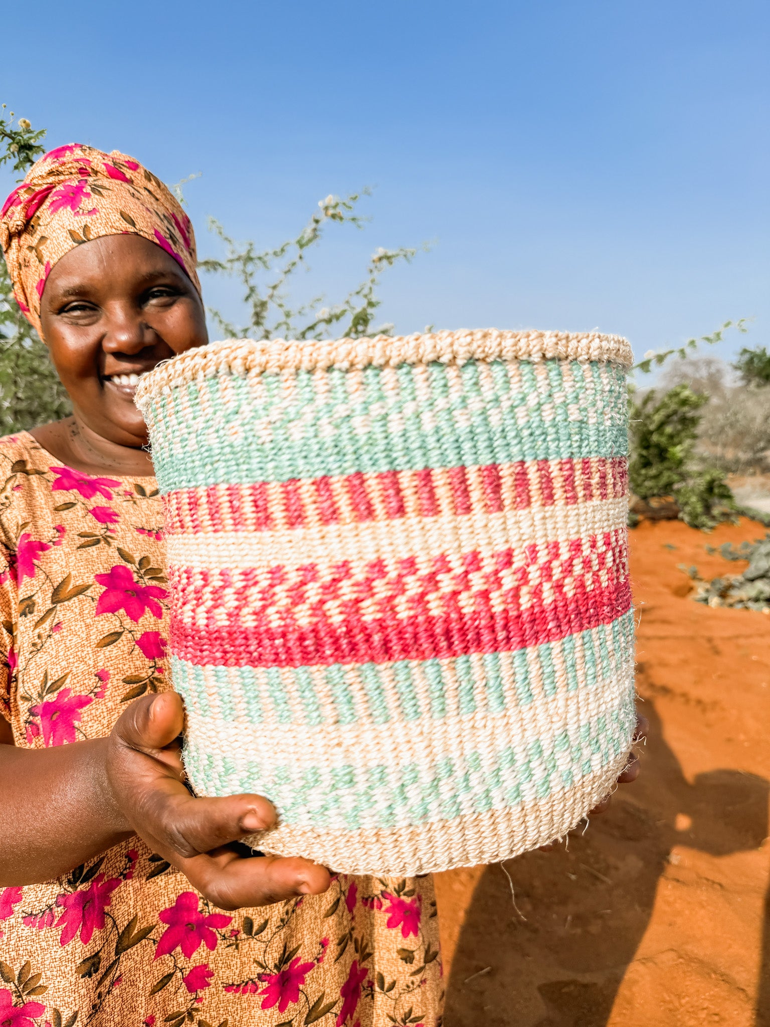 Sisal Thick Weave Basket