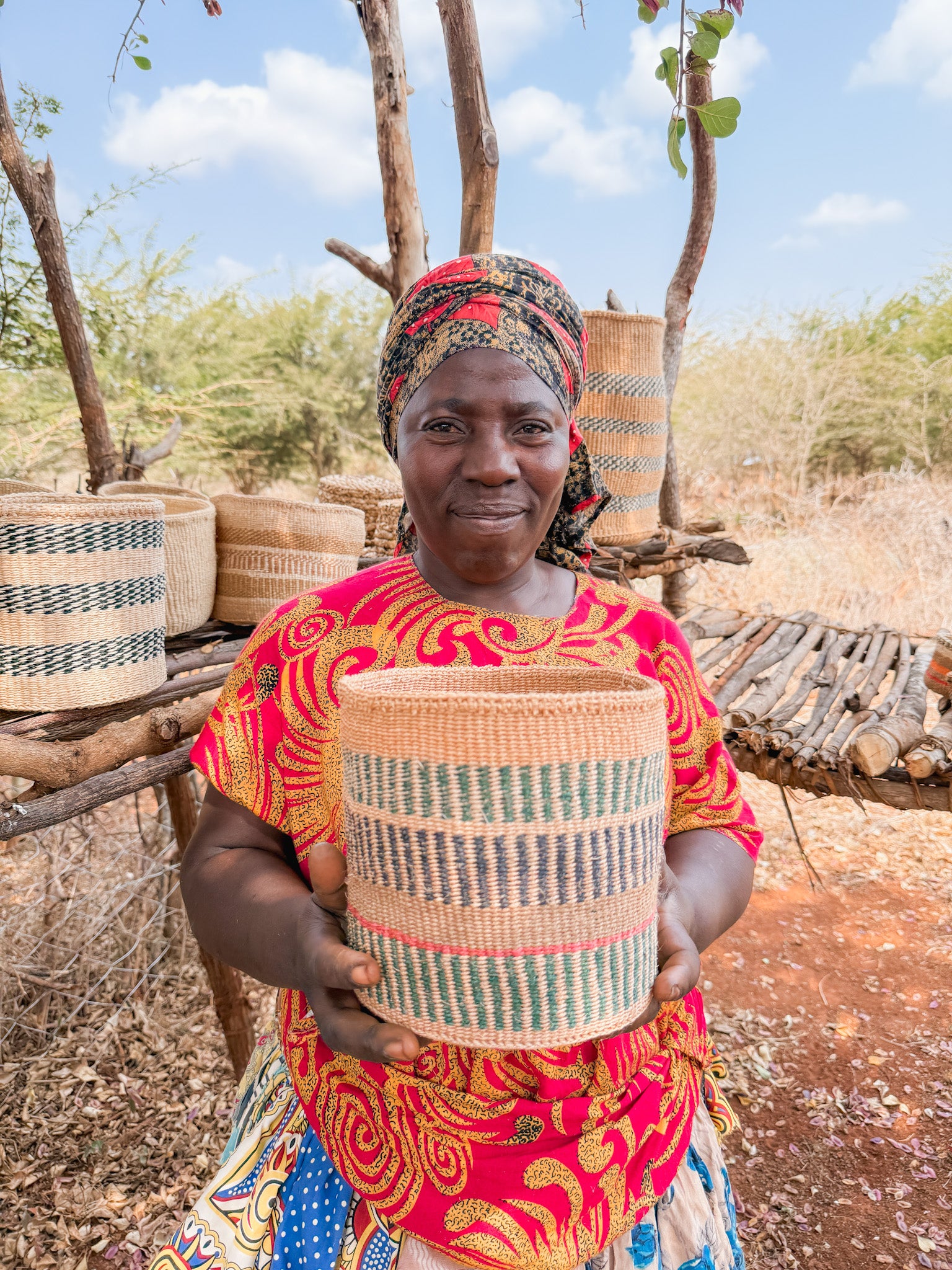 Sisal Thick Weave Basket | Mia na Moja Nne