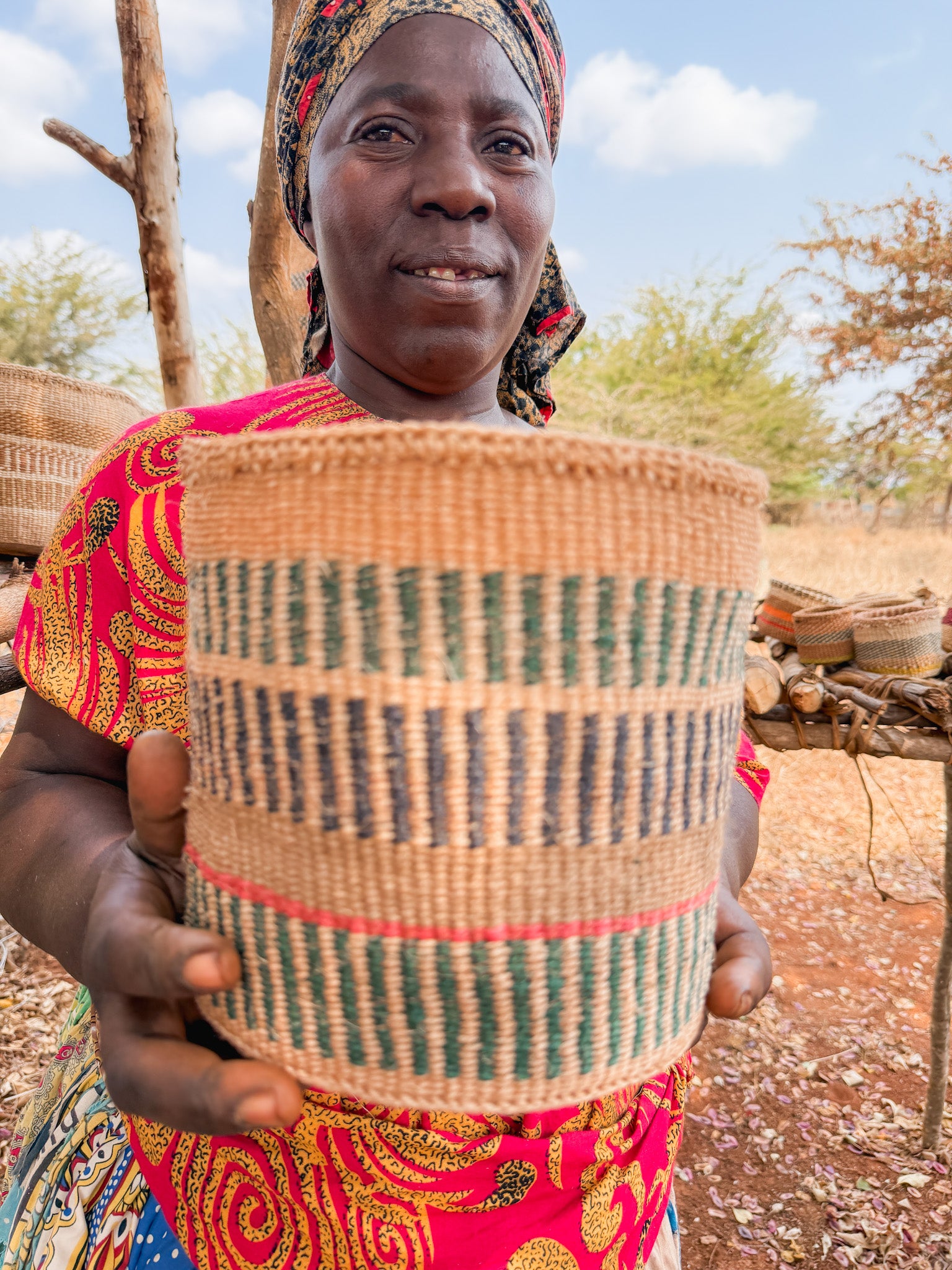 Sisal Thick Weave Basket | Mia na Moja Nne