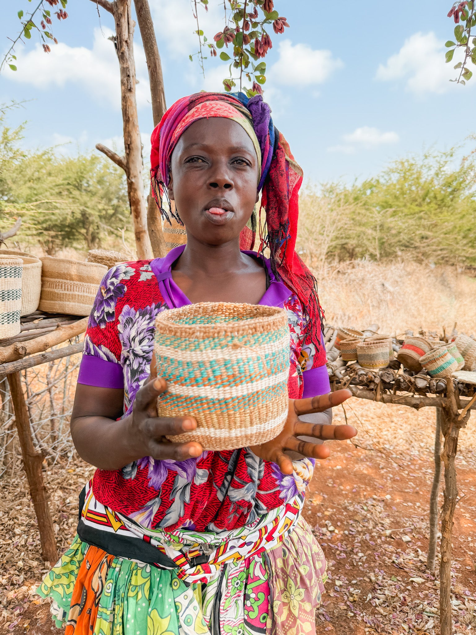 Sisal Thick Weave Basket | Tisini na Nne