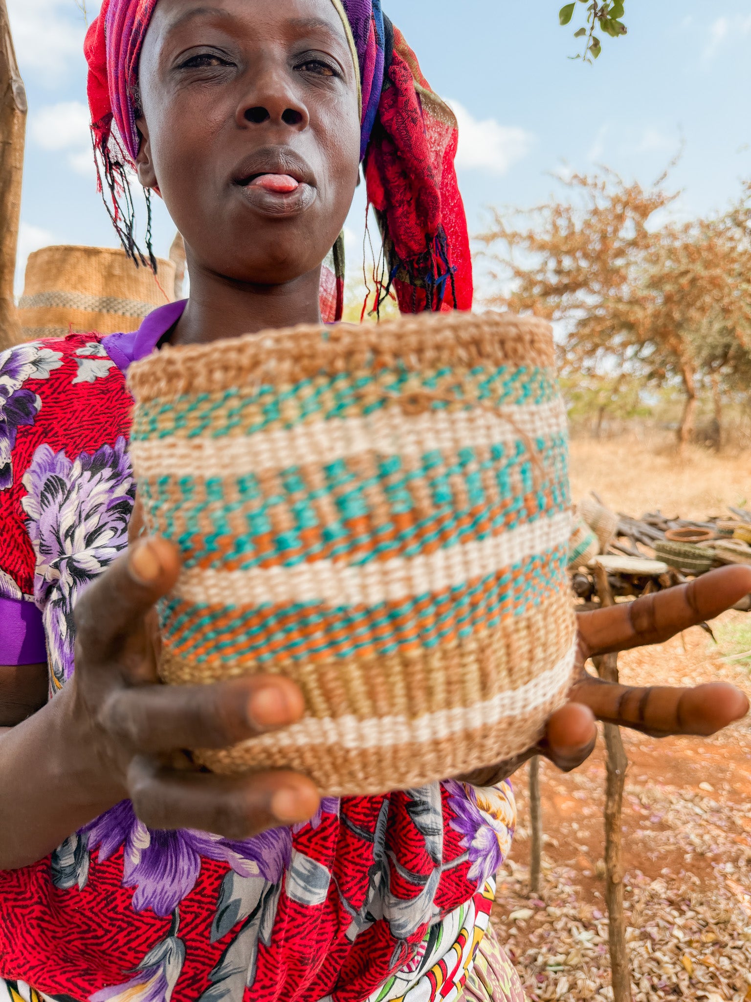 Sisal Thick Weave Basket | Tisini na Nne