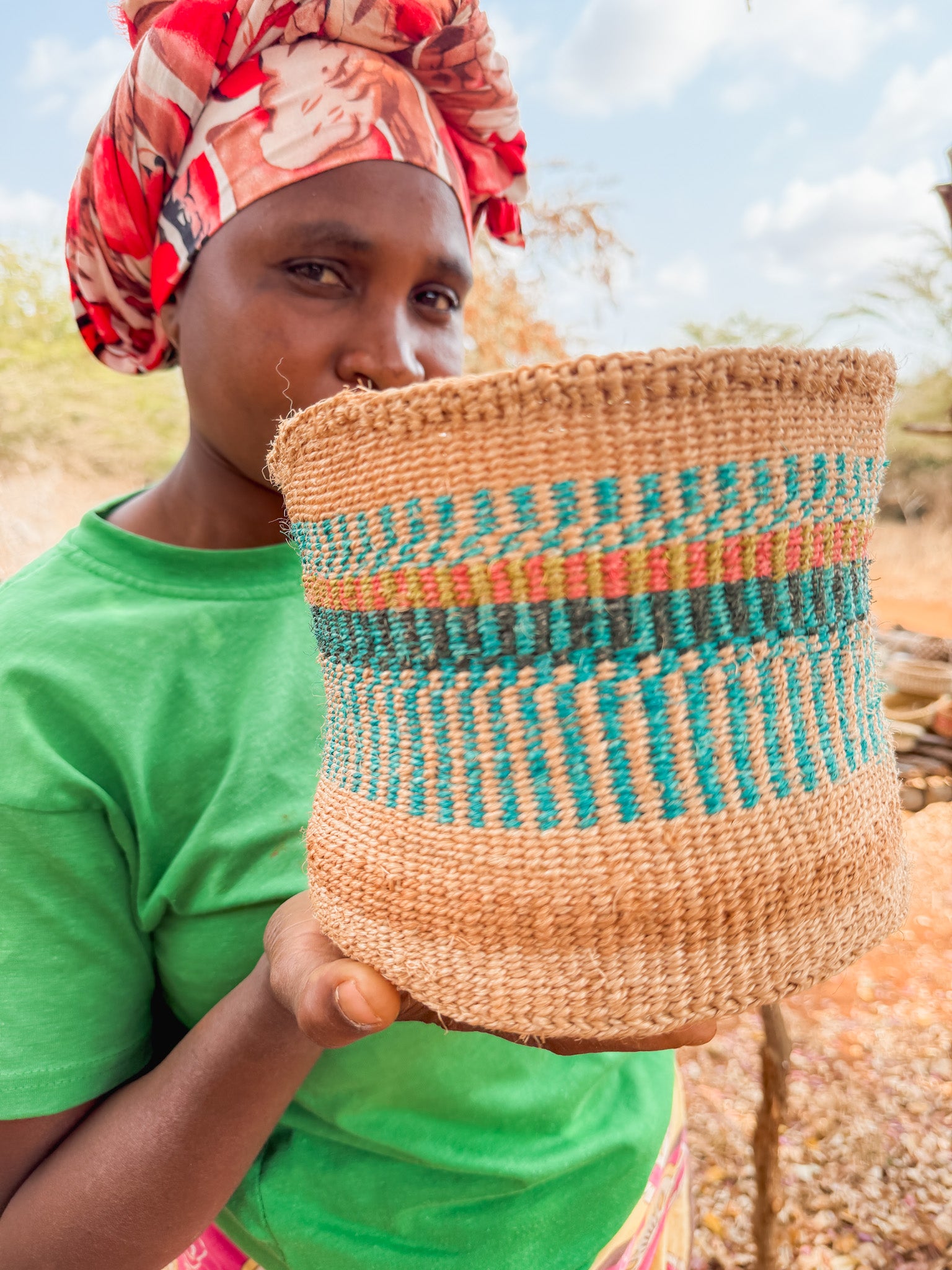 Sisal Thick Weave Basket | Mia na Moja Tatu