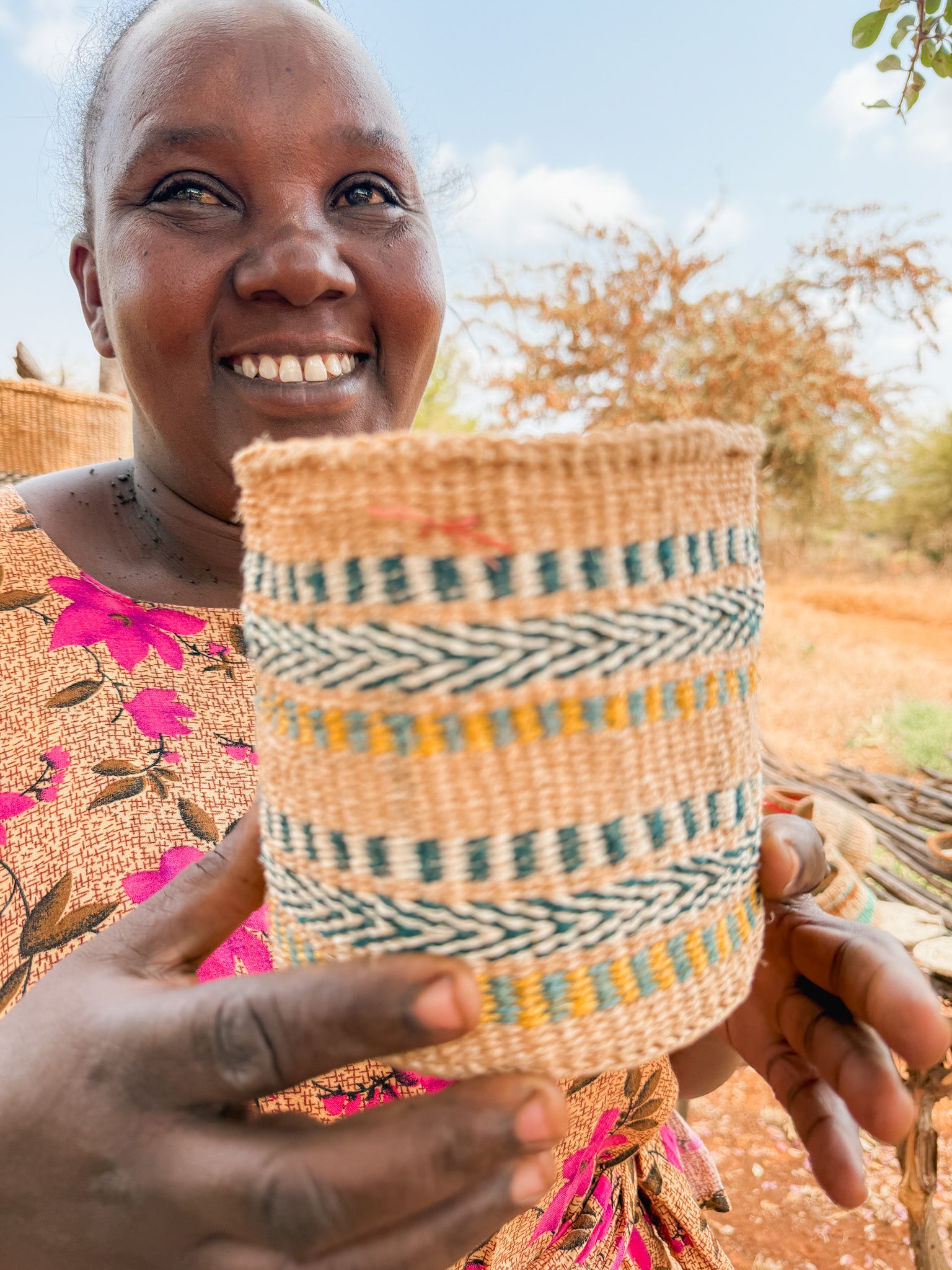 Sisal Thick Weave Basket