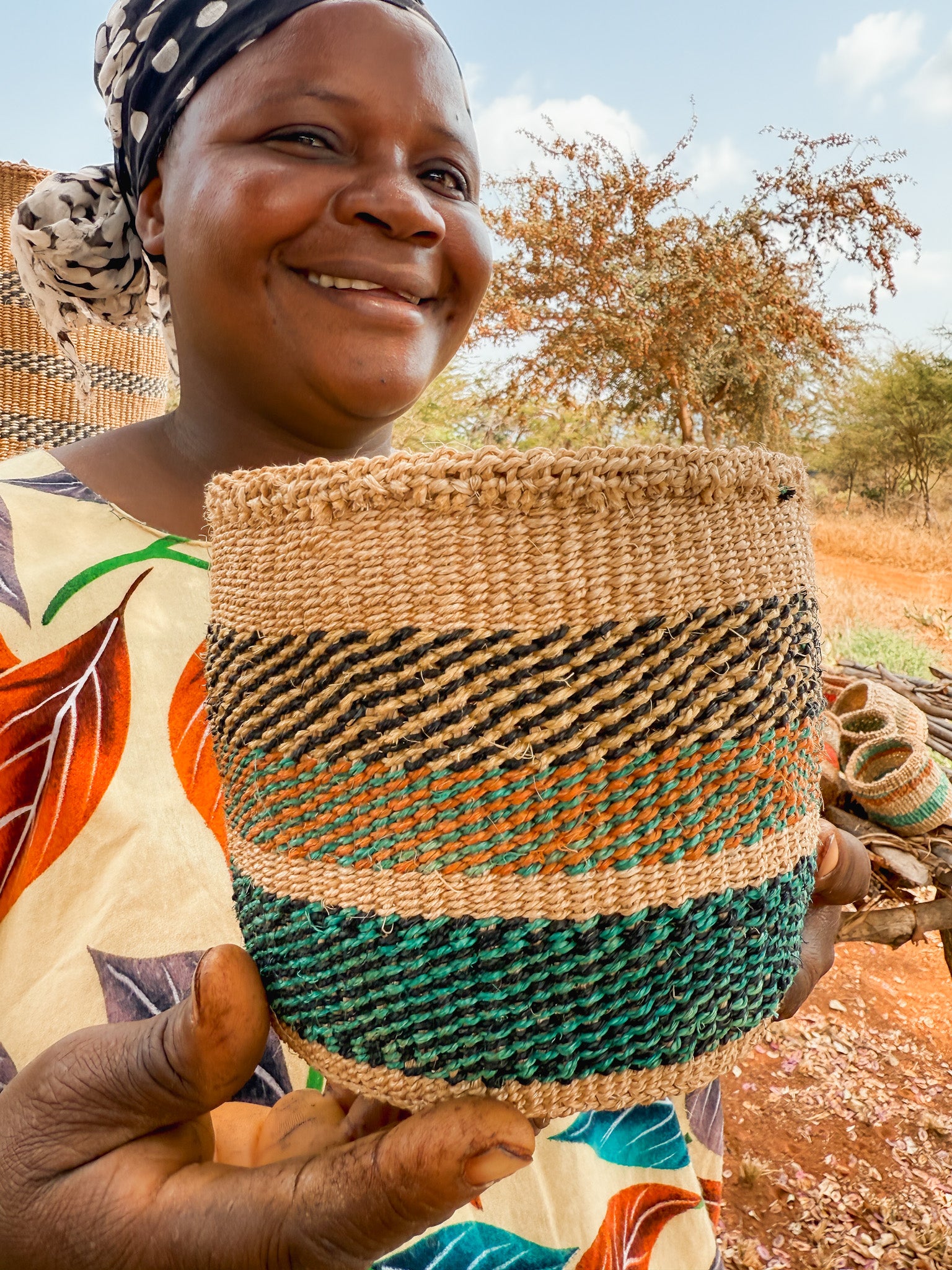 Sisal Thick Weave Basket