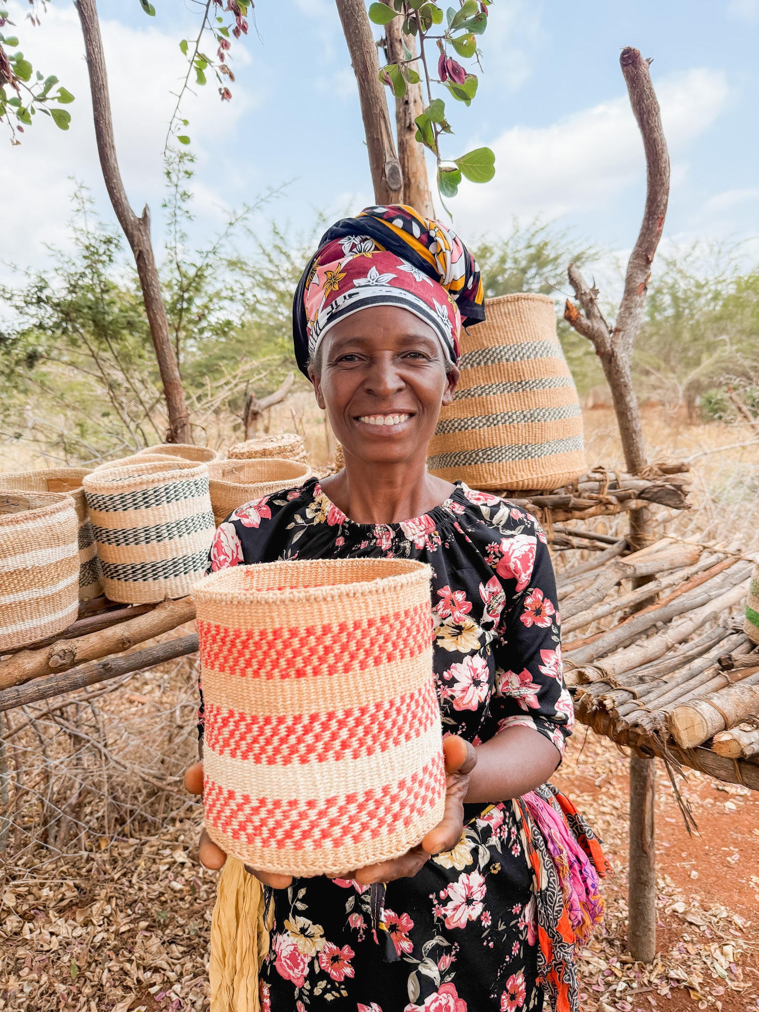 Sisal Thick Weave Basket | Mia na Moja Moja