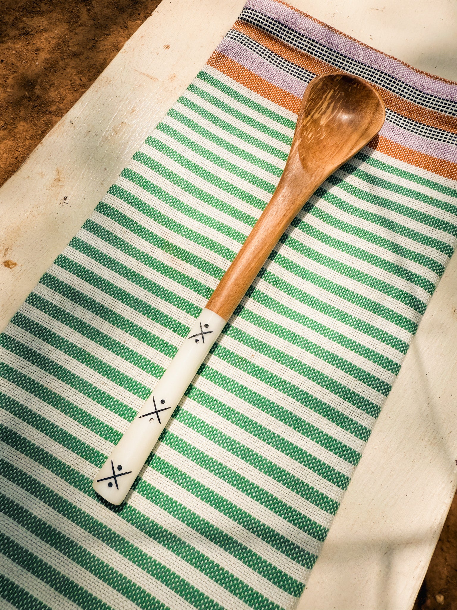 Olive Wood Sugar & Honey Spoons