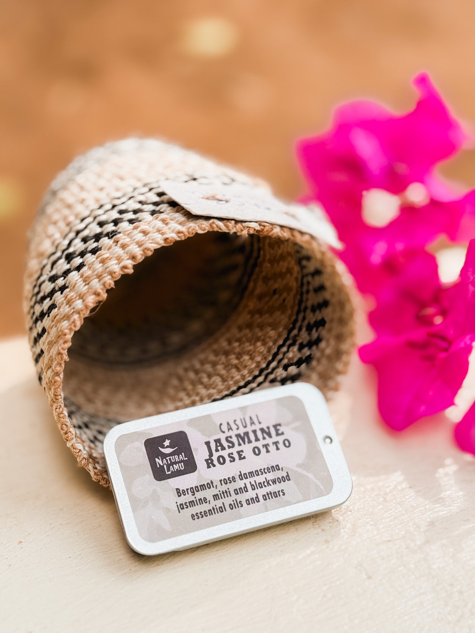 Natural Lamu Solid Perfumes | Jasmine Rose Otto