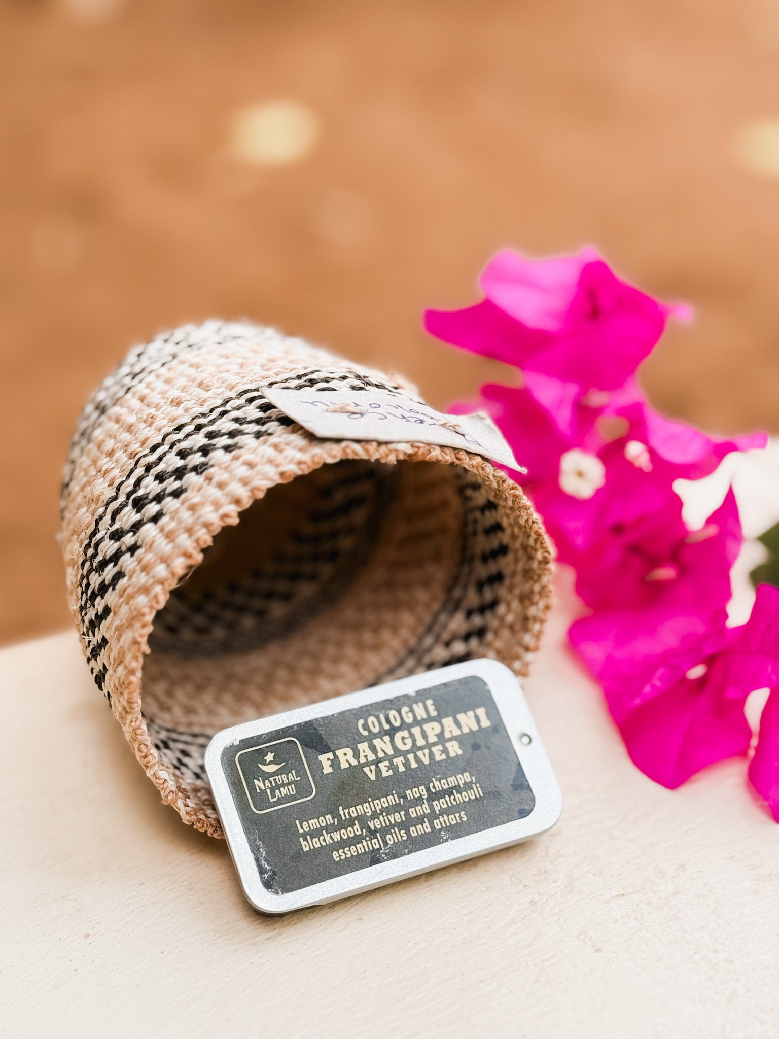 Natural Lamu Solid Perfumes | Frangipani Cologne