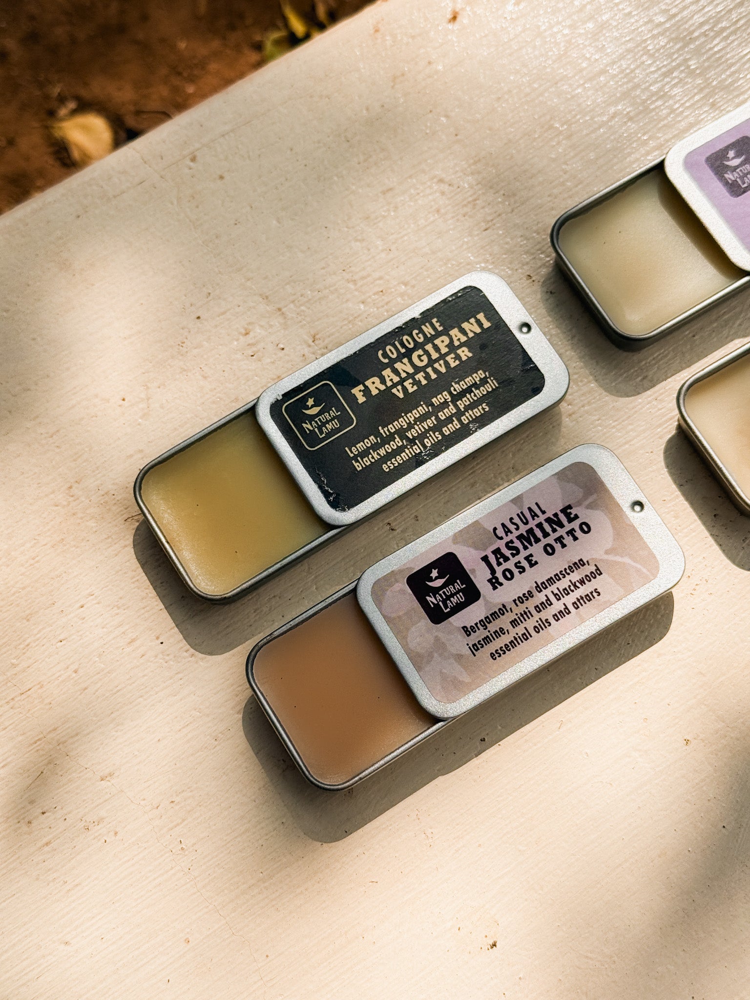 Natural Lamu Solid Perfumes | Frangipani Cologne