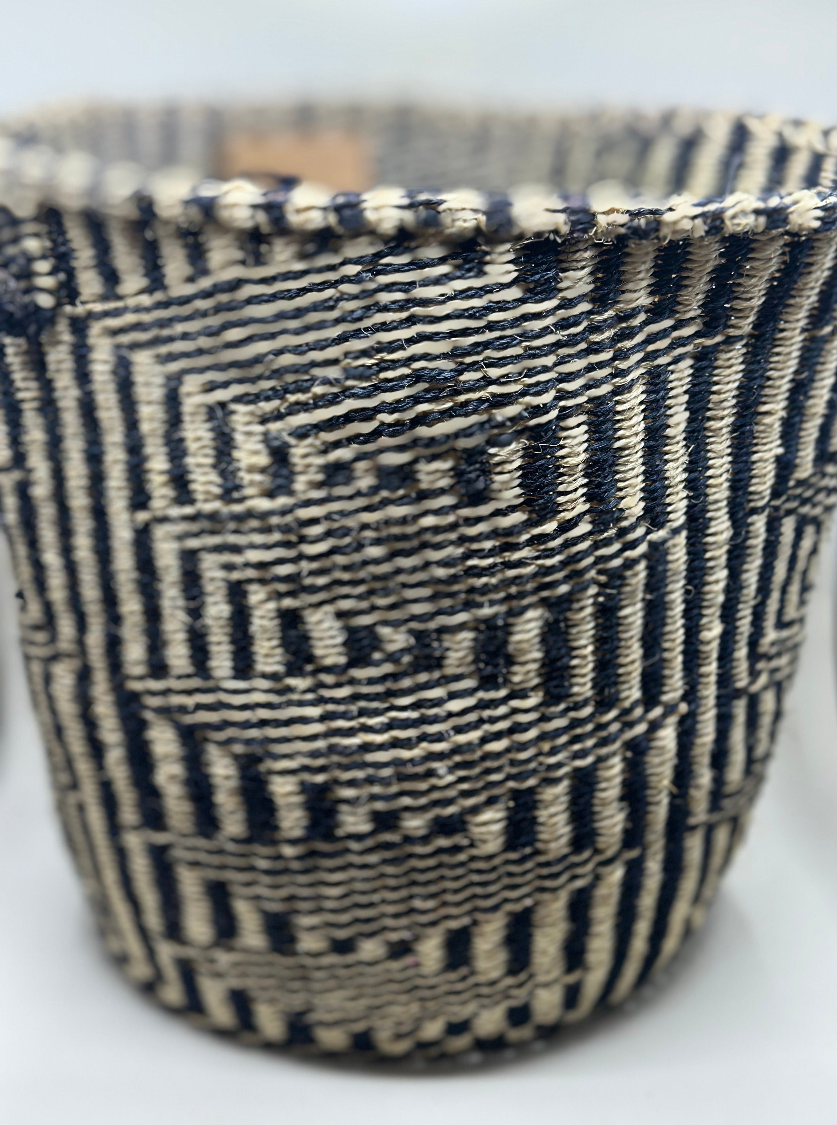 Sisal Thick Weave Bag | Zebra - Zawadisha