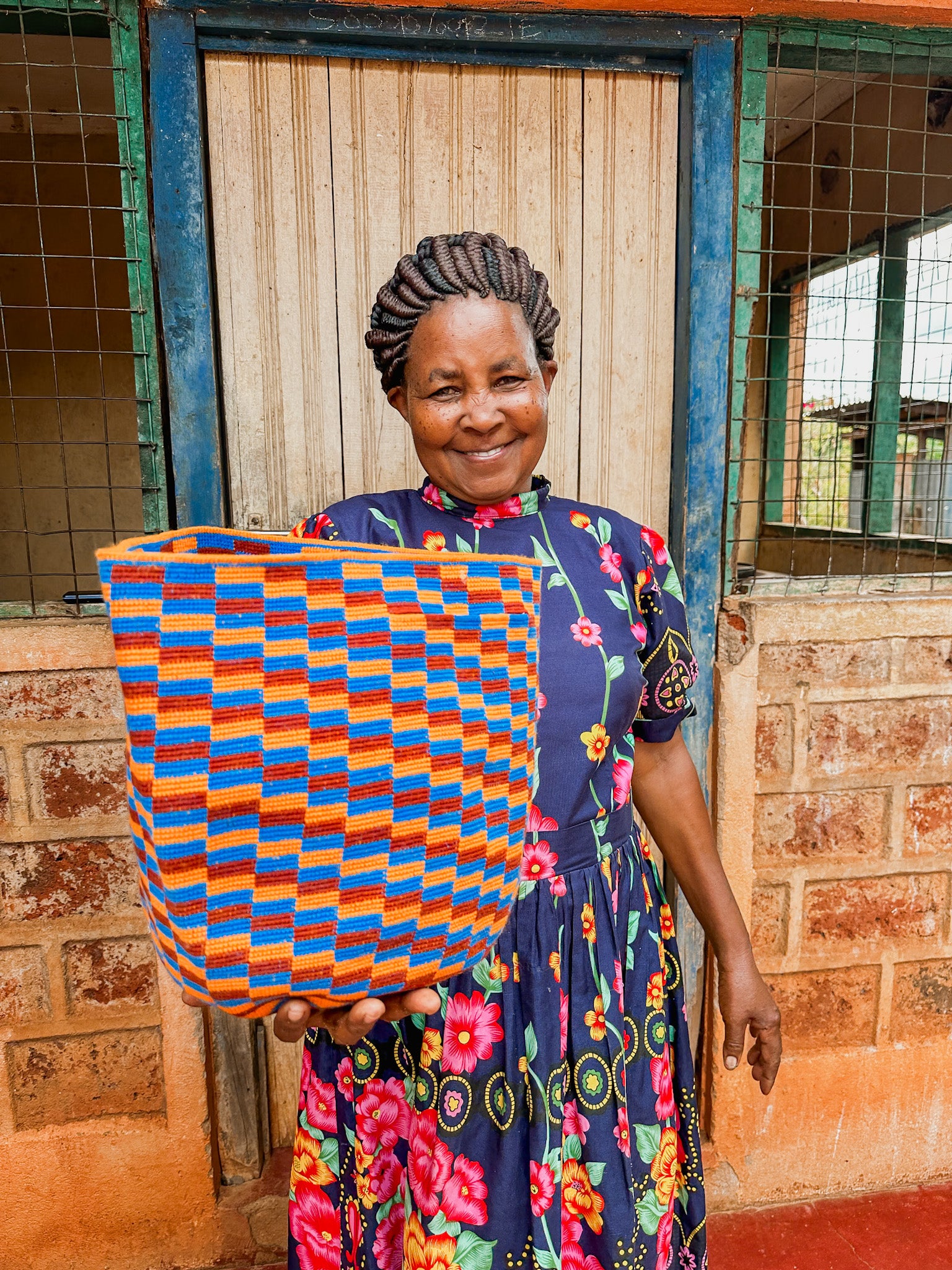 Crochet basket from Kenya