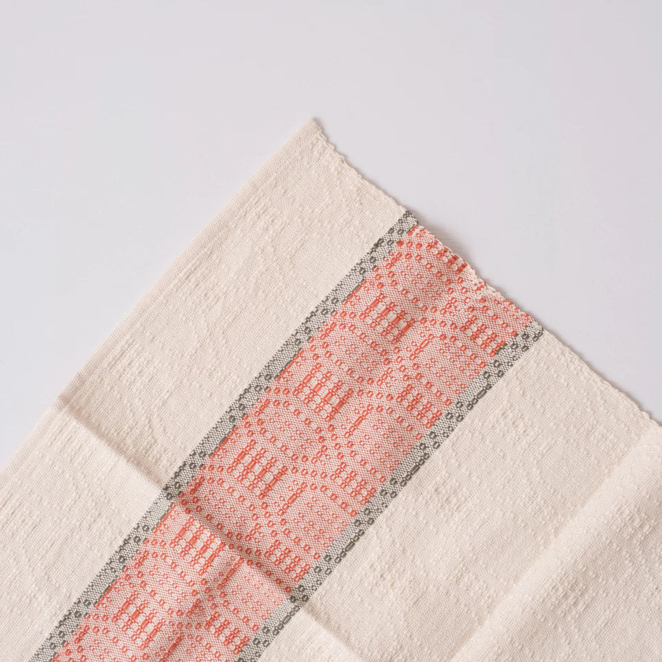 Homestead Hand Towel | Crimson Stripe - Zawadisha