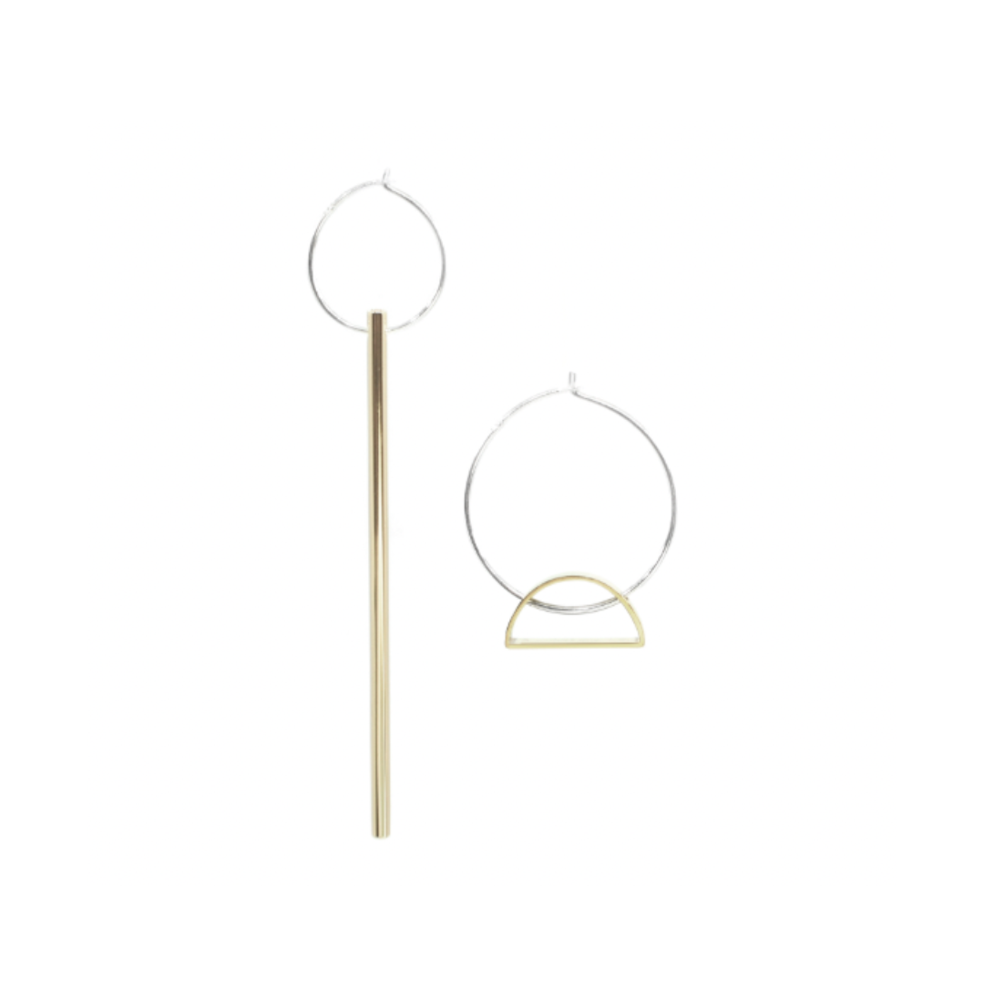 Falling Light & Setting Sun Earrings