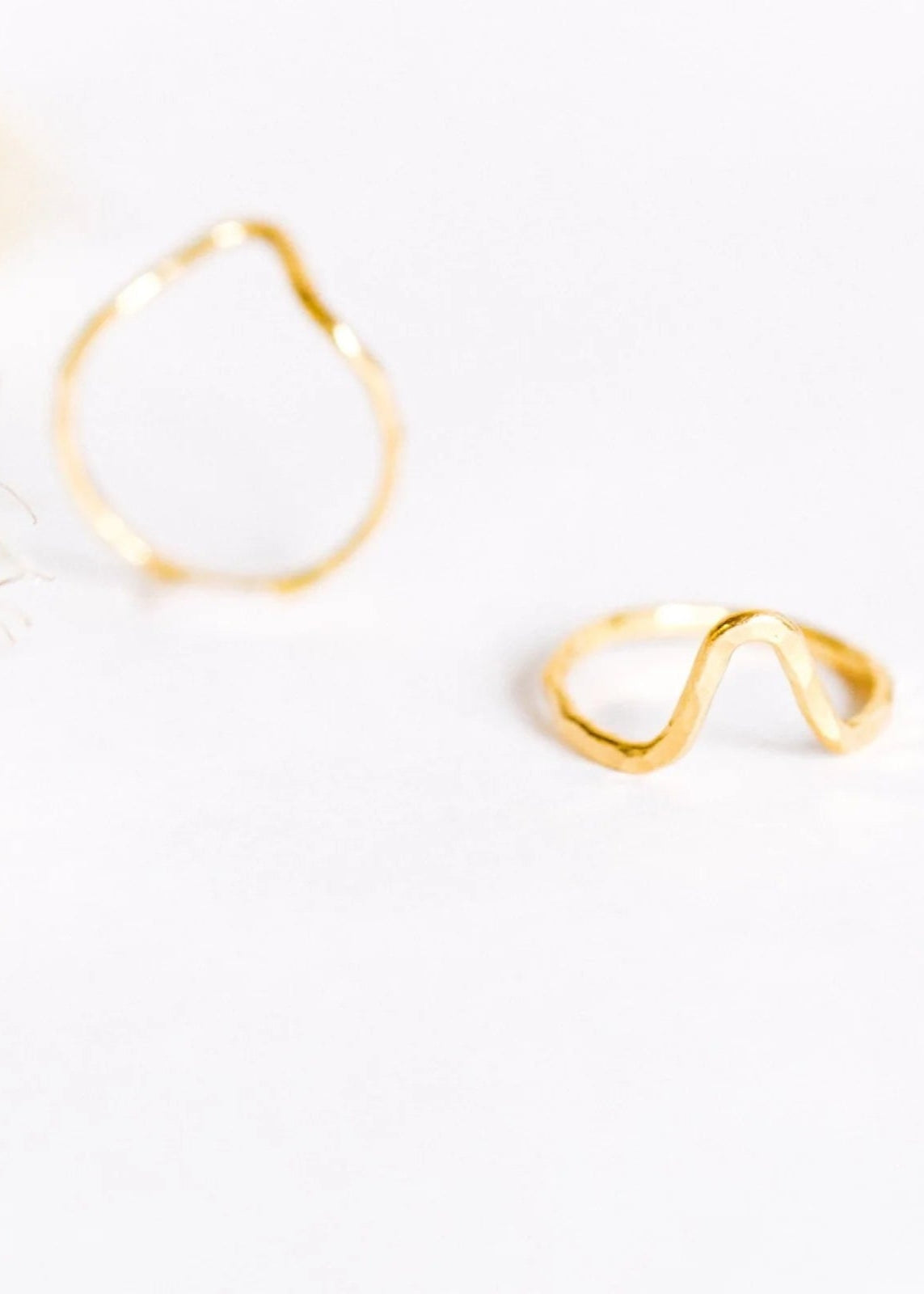 Geometric Brass Stacking Rings