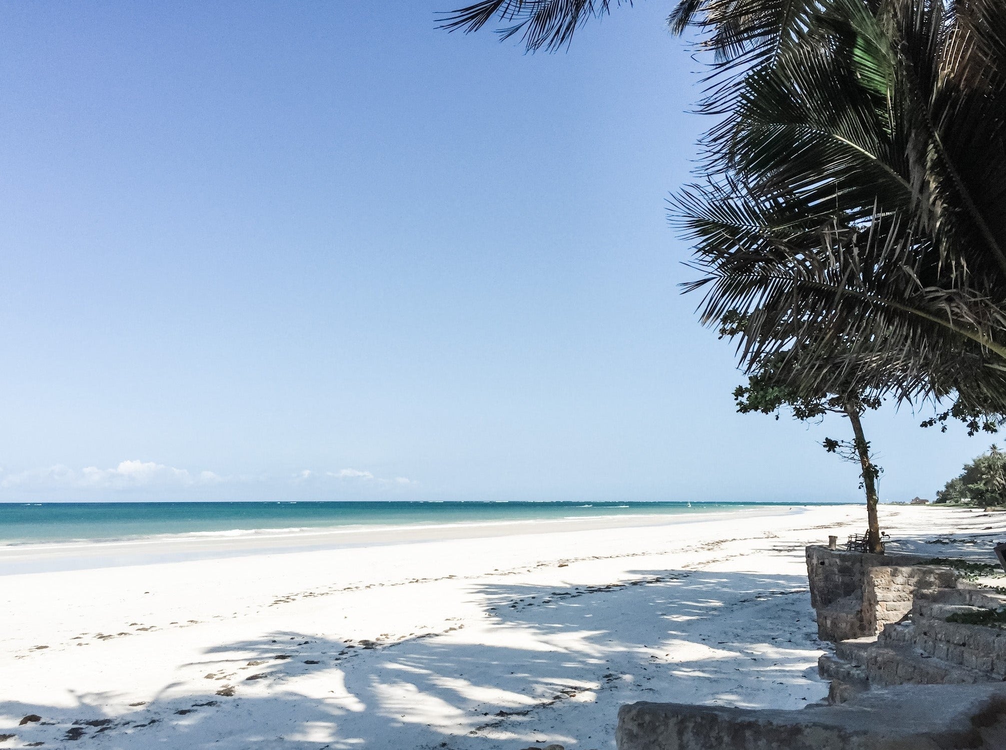 Relax on the white sand beaches of Diani, Kenya